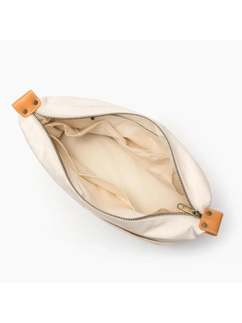 Stylish Storage Bag Purse Organizer & Makeup Travel Bag - 3 Sizes, Cotton Canvas